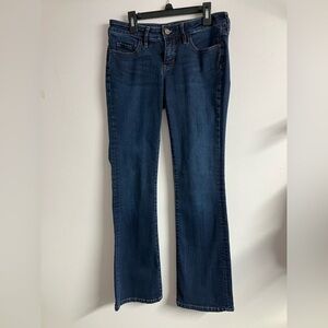 Soho New York and Company Women’s Curvy Bootcut Denim Jeans, 6 Petite, Dk. Blue